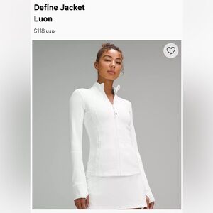 Lululemon define jacket